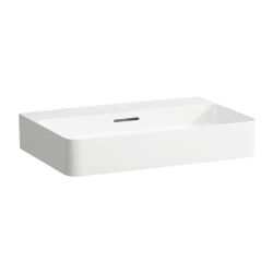 Laufen Aufsatzwaschtisch VAL 420x650x155mm, Weiß, ohne Hahnloch, mit Überlauf... LAUFEN-H8162840001091 7612738342265 (Abb. 1)
