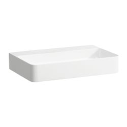 Laufen Aufsatzwaschtisch VAL 420x650x155mm, Mattweiß, ohne Hahnloch/Überlauf... LAUFEN-H8162847571121 7612738934248 (Abb. 1)