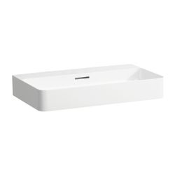 Laufen Waschtisch VAL 420x750x155mm, Weiß LCC, ohne Hahnloch, mit Überlauf... LAUFEN-H8102854001091 7612738341435 (Abb. 1)
