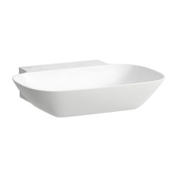 Laufen Aufsatzwaschtisch INO 450x560x145mm, Weiß LCC, ohne Hahnloch/Überlauf... LAUFEN-H8163024001121 7612738343354 (Abb. 1)