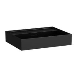 Laufen Waschtisch Kartell 460x600x145mm, Mattschwarz, ohne Hahnloch, mit Überlau... LAUFEN-H8103337161091 7612738964702 (Abb. 1)