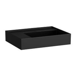 Laufen Aufsatzwaschtisch Kartell 460x600x150mm, Mattschwarz, ohne Hahnloch/Überl... LAUFEN-H8183357161121 7612738978006 (Abb. 1)