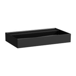 Laufen Aufsatzwaschtisch Kartell 460x800x145mm, glänzend Schwarz, ohne Hahnloch/... LAUFEN-H8163360201421 7612738011024 (Abb. 1)