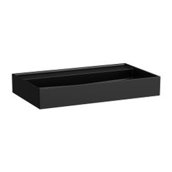 Laufen Aufsatzwaschtisch Kartell 460x800x145mm, Mattschwarz, ohne Hahnloch/Überl... LAUFEN-H8163367161421 7612738011055 (Abb. 1)