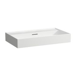 Laufen Waschtisch Kartell 460x800x145mm, Mattweiß, ohne Hahnloch, mit Überlauf S... LAUFEN-H8103367571091 7612738009908 (Abb. 1)