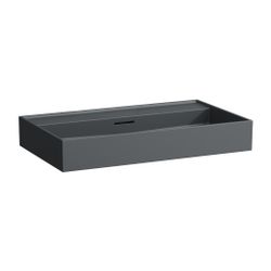 Laufen Waschtisch Kartell 460x800x145mm, Mattgraphit, ohne Hahnloch, mit Überlau... LAUFEN-H8103367581091 7612738009939 (Abb. 1)