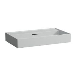 Laufen Waschtisch Kartell 460x800x145mm, Mattgrau, ohne Hahnloch, mit Überlauf S... LAUFEN-H8103367591091 7612738009946 (Abb. 1)
