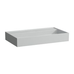 Laufen Waschtisch Kartell 460x800x145mm, Mattgrau, ohne Hahnloch/Überlauf, Kanal... LAUFEN-H8103367591421 7612738010089 (Abb. 1)
