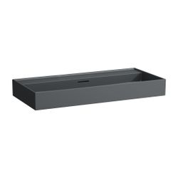 Laufen Aufsatzwaschtisch Kartell 460x1000x145mm, Mattgraphit, ohne Hahnloch, mit... LAUFEN-H8163377581091 7612738011413 (Abb. 1)