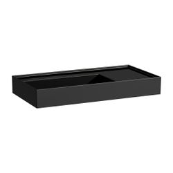 Laufen Aufsatzwaschtisch Kartell 460x900x150mm, glänzend Schwarz, ohne Hahnloch/... LAUFEN-H8183380201121 7612738978242 (Abb. 1)