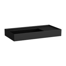 Laufen Waschtisch Kartell 460x900x150mm, Mattschwarz, ohne Hahnloch/Überlauf, Ab... LAUFEN-H8103387161121 7612738964863 (Abb. 1)