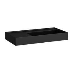 Laufen Aufsatzwaschtisch Kartell 460x900x150mm, Mattschwarz, ohne Hahnloch/Überl... LAUFEN-H8183397161121 7612738978563 (Abb. 1)