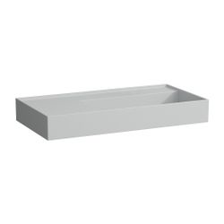 Laufen Waschtisch Kartell 460x900x150mm, Mattgrau, ohne Hahnloch/Überlauf, Ablau... LAUFEN-H8103397591121 7612738288976 (Abb. 1)