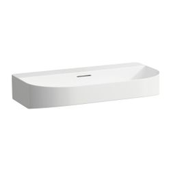 Laufen Aufsatzwaschtisch Sonar 420x800x165mm, Weiß LCC, ohne Hahnloch, mit Überl... LAUFEN-H8163444001091 7612738009120 (Abb. 1)