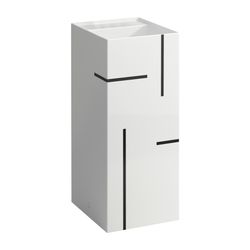 Laufen Waschtisch freistehend Kartell 435x375x900mm, Schwarz, ohne Hahnloch/Über... LAUFEN-H811331D021121 7612738935740 (Abb. 1)