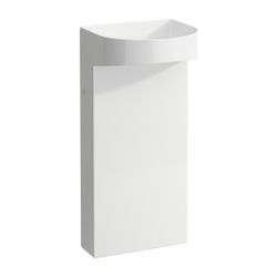 Laufen Waschtisch freistehend Sonar 380x410x900mm, Weiß LCC, ohne Hahnloch/Überl... LAUFEN-H8113414001121 7612738916268 (Abb. 1)