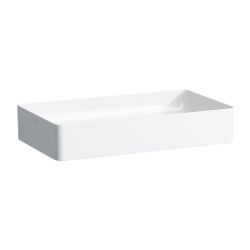 Laufen Waschtisch-Schale Living Saphirkeramik 340x600x110mm, Weiß, rechteckig, o... LAUFEN-H8114340001121 4014804896475 (Abb. 1)