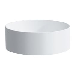 Laufen Waschtisch-Schale Living Saphirkeramik 380x380x130mm, Mattweiß, rund, ohn... LAUFEN-H8114357571121 7612738321635 (Abb. 1)