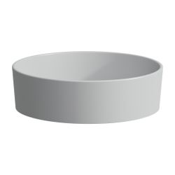 Laufen Waschtisch-Schale Kartell 420x420x135mm, Mattgrau, ohne Hahnloch/Überlauf... LAUFEN-H8123317591121 7612738287238 (Abb. 1)