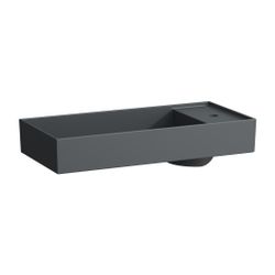 Laufen Waschtisch-Schale Kartell 350x750x150mm, Mattgraphit, 1 Hahnloch, ohne Üb... LAUFEN-H8123327581111 7612738964375 (Abb. 1)