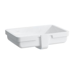 Laufen Einbauwaschtisch von unten Living City 360x535x155mm, Weiß, ohne Hahnloch... LAUFEN-H8124310001091 4014804813809 (Abb. 1)