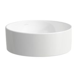 Laufen Waschtisch-Schale Savoy 380x380x130mm, Weiß, rund, ohne Hahnloch/Überlauf... LAUFEN-H8129410001121 7612738099503 (Abb. 1)