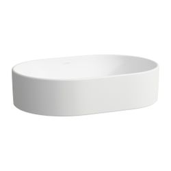 Laufen Waschtisch-Schale Savoy 380x550x155mm, Mattweiß, oval, ohne Hahnloch, mit... LAUFEN-H8129447571091 7612738130237 (Abb. 1)
