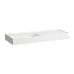 Laufen Waschtisch Kartell 460x1200x150mm, Active Weiß LCC, ohne Hahnloch/Überlau... LAUFEN-H813332A001121 7612738087043 (Abb. 1)