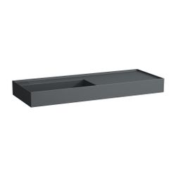 Laufen Waschtisch Kartell 460x1200x150mm, Mattgraphit, ohne Hahnloch/Überlauf, A... LAUFEN-H8133327581121 7612738965174 (Abb. 1)