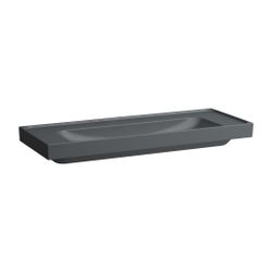 Laufen Waschtisch MEDA 460x1200x160mm, Mattgraphit, Ablage links/rechts, ohne Ha... LAUFEN-H8141117581121 7612738067243 (Abb. 1)