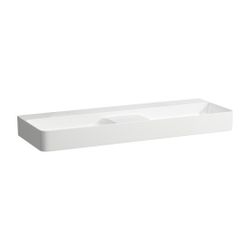 Laufen Doppelwaschtisch VAL 420x12000x155x155mm, Weiß, ohne Hahnloch/Überlauf, K... LAUFEN-H8142820001421 7612738940539 (Abb. 1)
