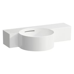 Laufen Handwaschbecken Val 315x550x155mm, ohne Hahnloch, mit Überlauf, Ablage re... LAUFEN-H815283A008131 7612738087470 (Abb. 1)