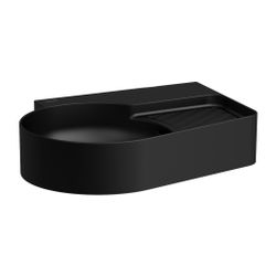 Laufen Waschtisch VAL 400x530x155mm, Mattschwarz, ohne Hahnloch, mit Überlauf, r... LAUFEN-H8152887161091 7612738034719 (Abb. 1)
