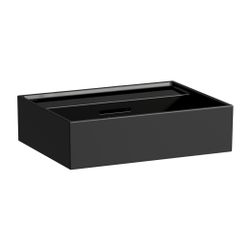 Laufen Handwaschbecken Kartell 340x450x140mm, glänzend Schwarz, ohne Hahnloch, m... LAUFEN-H8153300201091 7612738009472 (Abb. 1)
