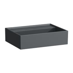 Laufen Handwaschbecken Kartell 340x450x140mm, Mattgraphit, ohne Hahnloch/Überlau... LAUFEN-H8153307581421 7612738009656 (Abb. 1)