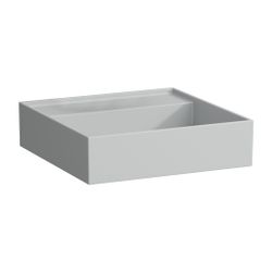 Laufen Handwaschbecken Kartell 460x460x150mm, Mattgrau, ohne Hahnloch/Überlauf... LAUFEN-H8153317591121 7612738287894 (Abb. 1)