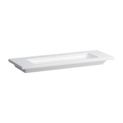 Laufen Waschtisch Living Square 480x1300x120mm, Weiß, ohne Hahnloch/Überlauf... LAUFEN-H8164360001121 4014804874176 (Abb. 1)