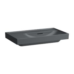 Laufen Waschtisch MEDA 460x800x160mm, Mattgraphit, Ablage links, ohne Hahnloch, ... LAUFEN-H8171157581091 7612738063696 (Abb. 1)