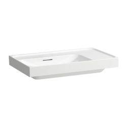 Laufen Waschtisch MEDA 460x800x160mm, Mattweiß, Ablage rechts, ohne Hahnloch, mi... LAUFEN-H8171167571091 7612738064075 (Abb. 1)
