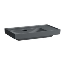 Laufen Waschtisch MEDA 460x800x160mm, Mattgraphit, Ablage rechts, ohne Hahnloch,... LAUFEN-H8171167581091 7612738064082 (Abb. 1)