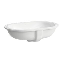 Laufen Einbauwaschtisch von unten Savoy 375x570x175mm, Weiß, oval, ohne Hahnloch... LAUFEN-H8189460001091 7612738966911 (Abb. 1)