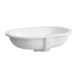 Laufen Einbauwaschtisch von unten Savoy 375x570x175mm, Mattweiß, oval, ohne Hahn... LAUFEN-H8189467571091 7612738125868 (Abb. 1)