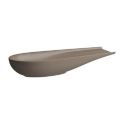 Laufen Waschtisch-Schale Ilbagnoalessi 380x1000x170mm, Kaffee Matt, Ablage links... LAUFEN-H8189741881121 7612738041076 (Abb. 1)