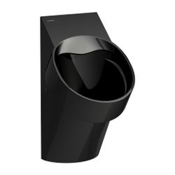 Laufen Absaugeurinal VAL 365x305x560mm, glänzend Schwarz, spülrandlos mit Steuer... LAUFEN-H8402860200001 7612738976781 (Abb. 1)