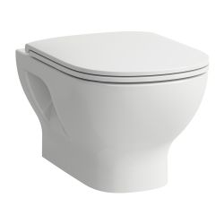 Laufen Tiefspül-WC Set wandhängend Lua 520x360x345mm, mit Sitz, spülrandlos, off... LAUFEN-H8660810000001 7612738004286 (Abb. 1)