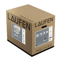 Laufen Tiefspül-WC Set wandhängend Meda 540x360mm, Advanced, verd. Befestigung, ... LAUFEN-H8661137580001 7612738097325 (Abb. 1)