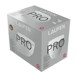 Laufen Tiefspül-WC Set wandhängend Pro 490x360x345mm, mit Sitz, spülrandlos, kur... LAUFEN-H8669550000001 7612738909031 (Abb. 1)
