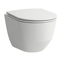 Laufen Tiefspül-WC Set wandhängend Pro 490x360x345mm, mit Sitz, spülrandlos, kur... LAUFEN-H8669550000001 7612738909031 (Abb. 1)