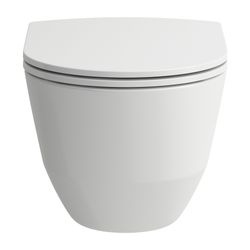 Laufen Tiefspül-WC Set wandhängend Pro 490x360x345mm, mit Sitz, spülrandlos, kur... LAUFEN-H8669550000001 7612738909031 (Abb. 1)