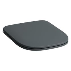 Laufen WC-Sitz mit Deckel Meda, Slim, mit Absenkautomatik, abnehmbar, Graphit ma... LAUFEN-H8911157580001 7612738148454 (Abb. 1)